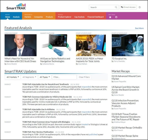 SmartTRAK 3.0 Home Page